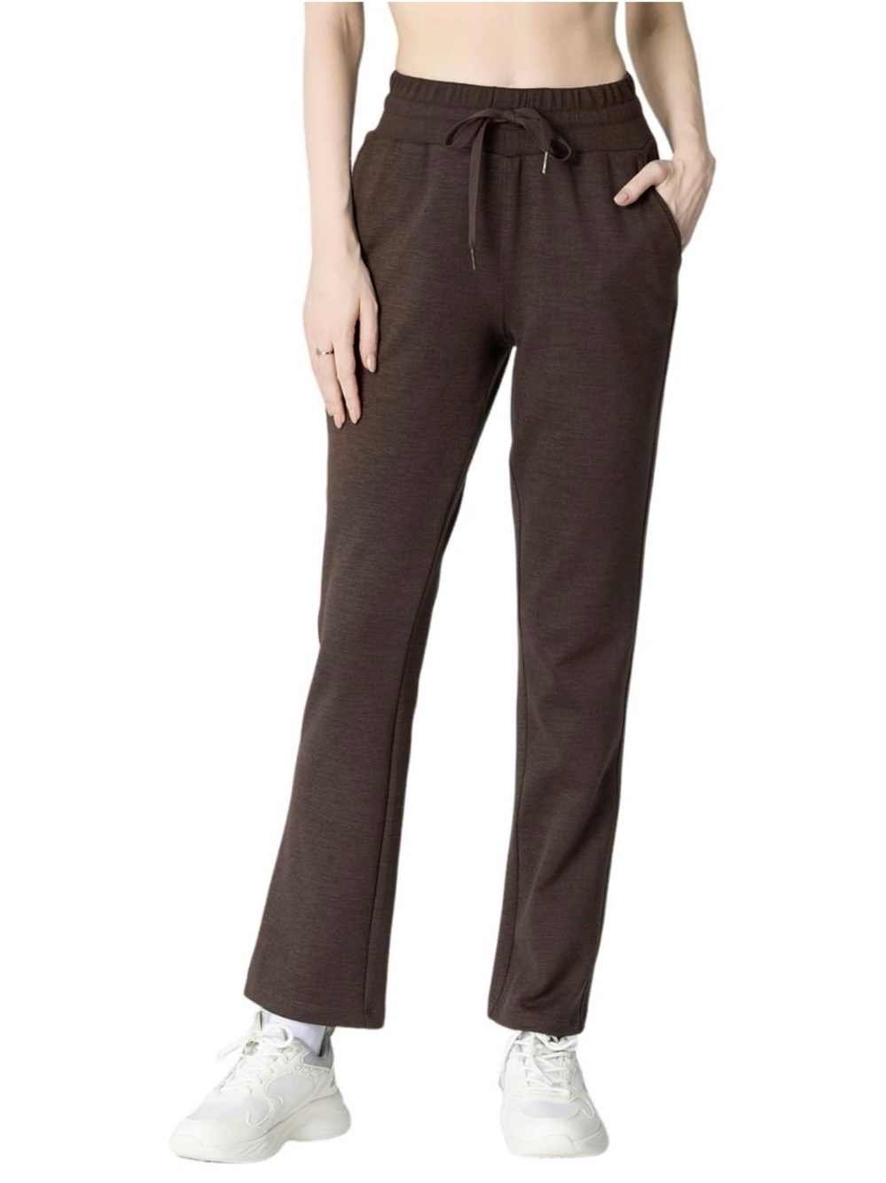 [🟡 Bundle 10 items for $25] 
Women’s Drawstring Lounge Pants in Dark Brown